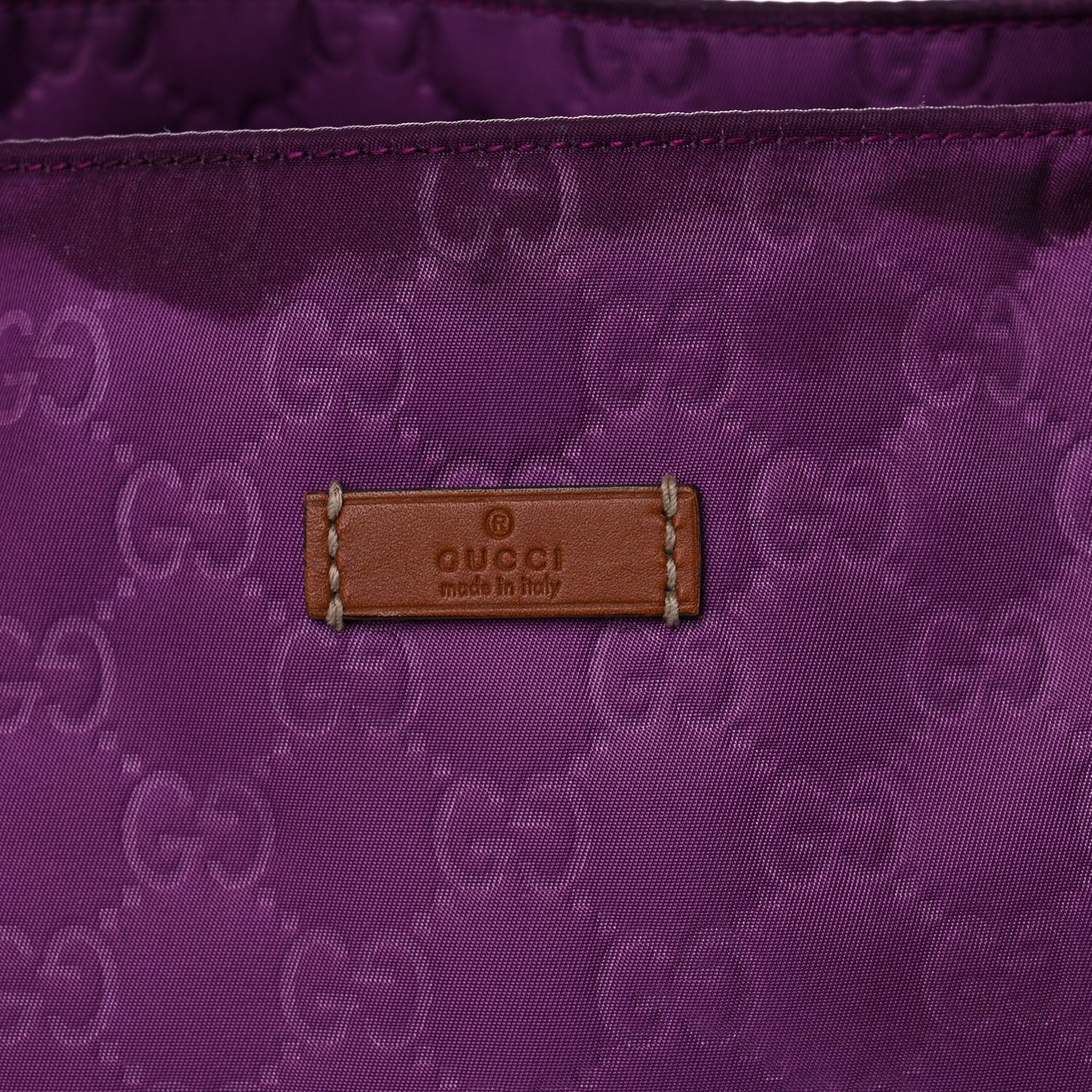 Nylon Guccissima Medium Tote Purple