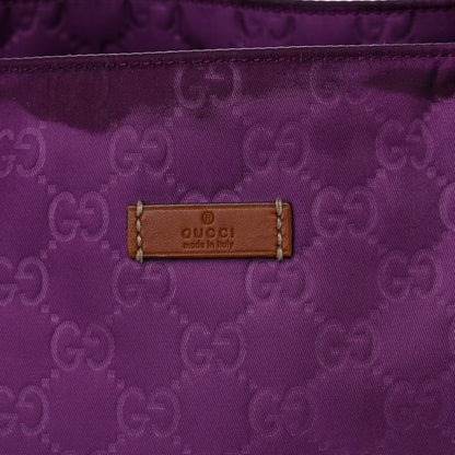 Gucci Nylon Guccissima Medium Tote Purple 29 of 35