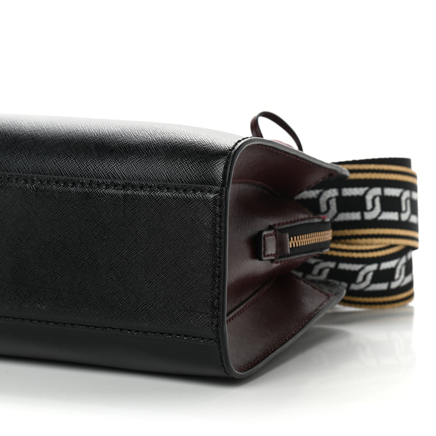 Saffiano Little Big Shot Tote Black