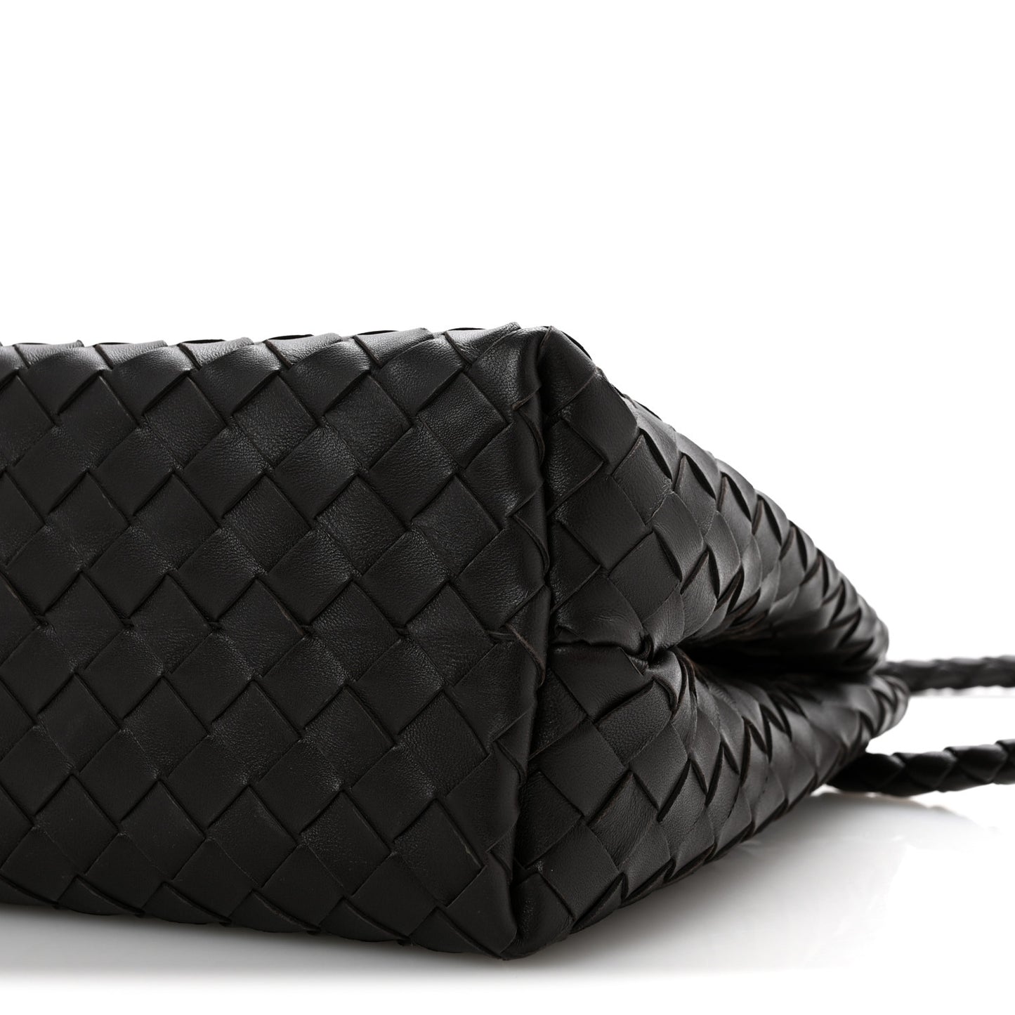 Nappa Intrecciato Medium Andiamo Shoulder Bag Fondant