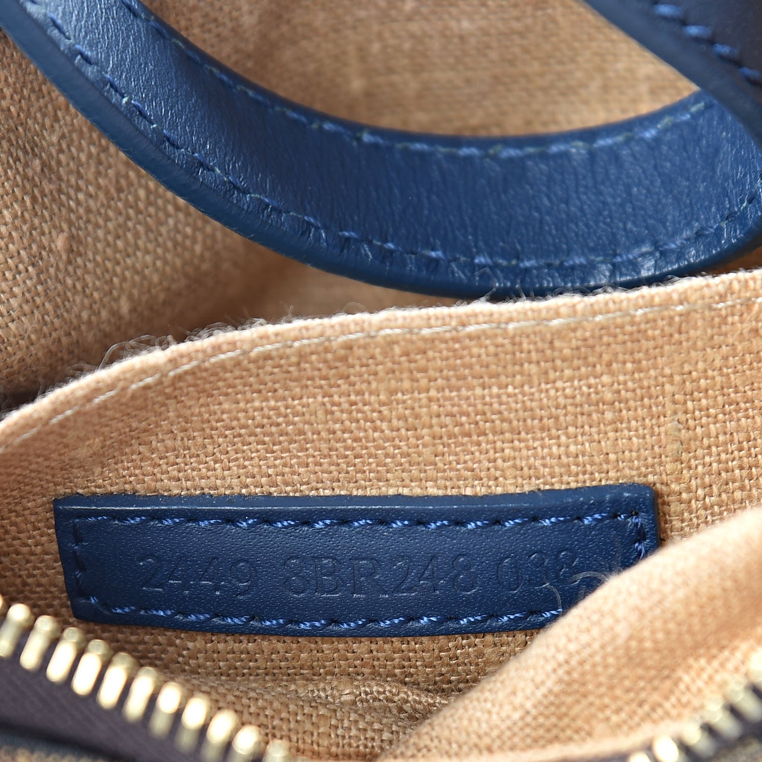 Fendi Zucca Small Hobo Tobacco Petrolio 7 of 10