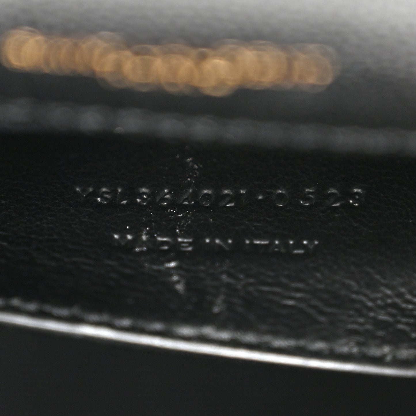 Grain De Poudre Medium Classic Monogram Kate Satchel Black