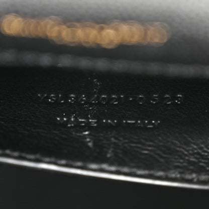 Saint Laurent Grain De Poudre Medium Classic Monogram Kate Satchel Black 7 of 10