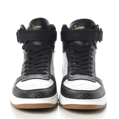 Louis Vuitton Calfskin Monogram Rivoli High Top Sneakers 10 2 of 10