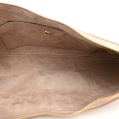 Salvatore Ferragamo Calfskin Maxi Gancio Shoulder Bag Daino 5 of 9