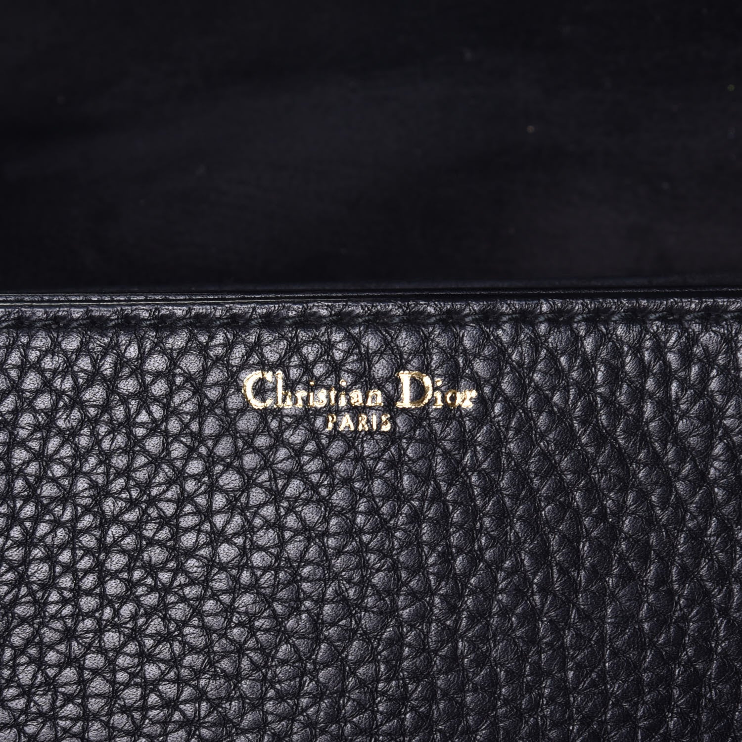 Christian Dior Grained Calfskin Dio(r)evolution Flap Bag Black 6 of 10
