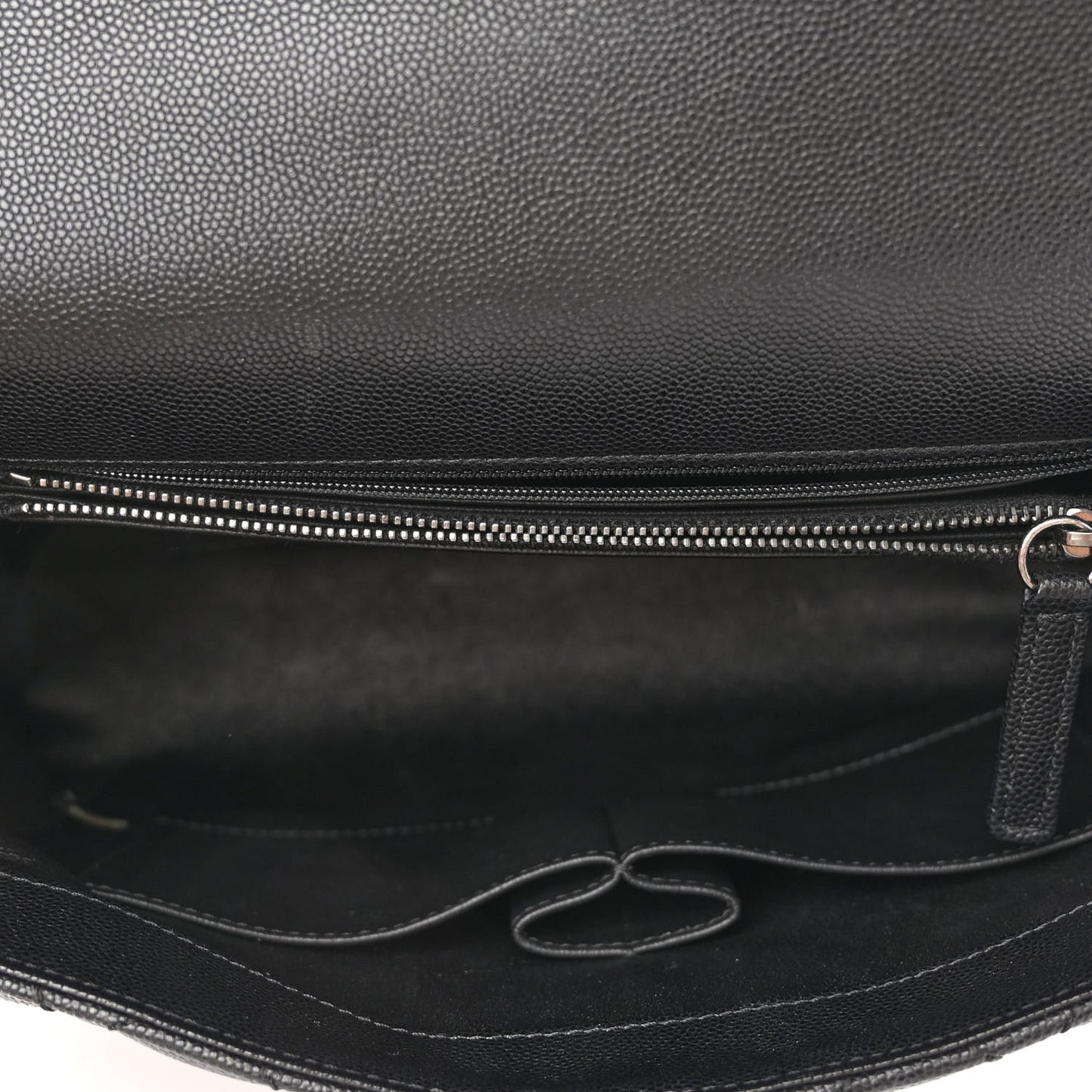 Caviar Quilted Medium Coco Handle Flap Black