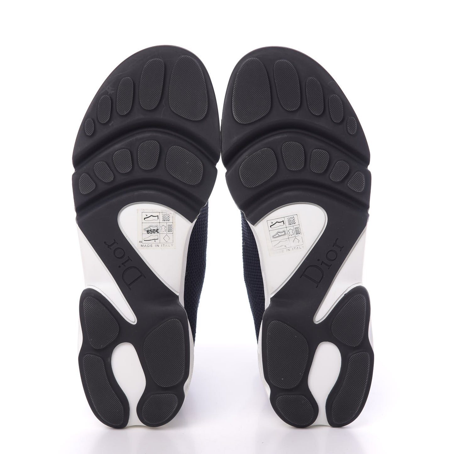 Technical Canvas Fusion High Top Sneakers 36 Black