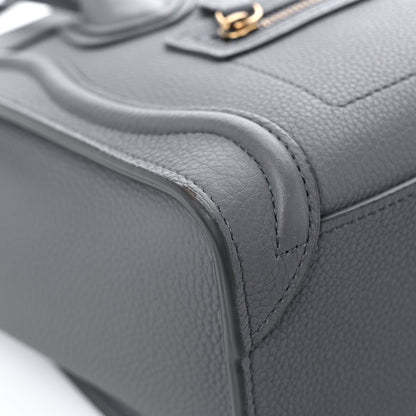 Celine Baby Drummed Calfskin Nano Luggage Kohl 9 of 13