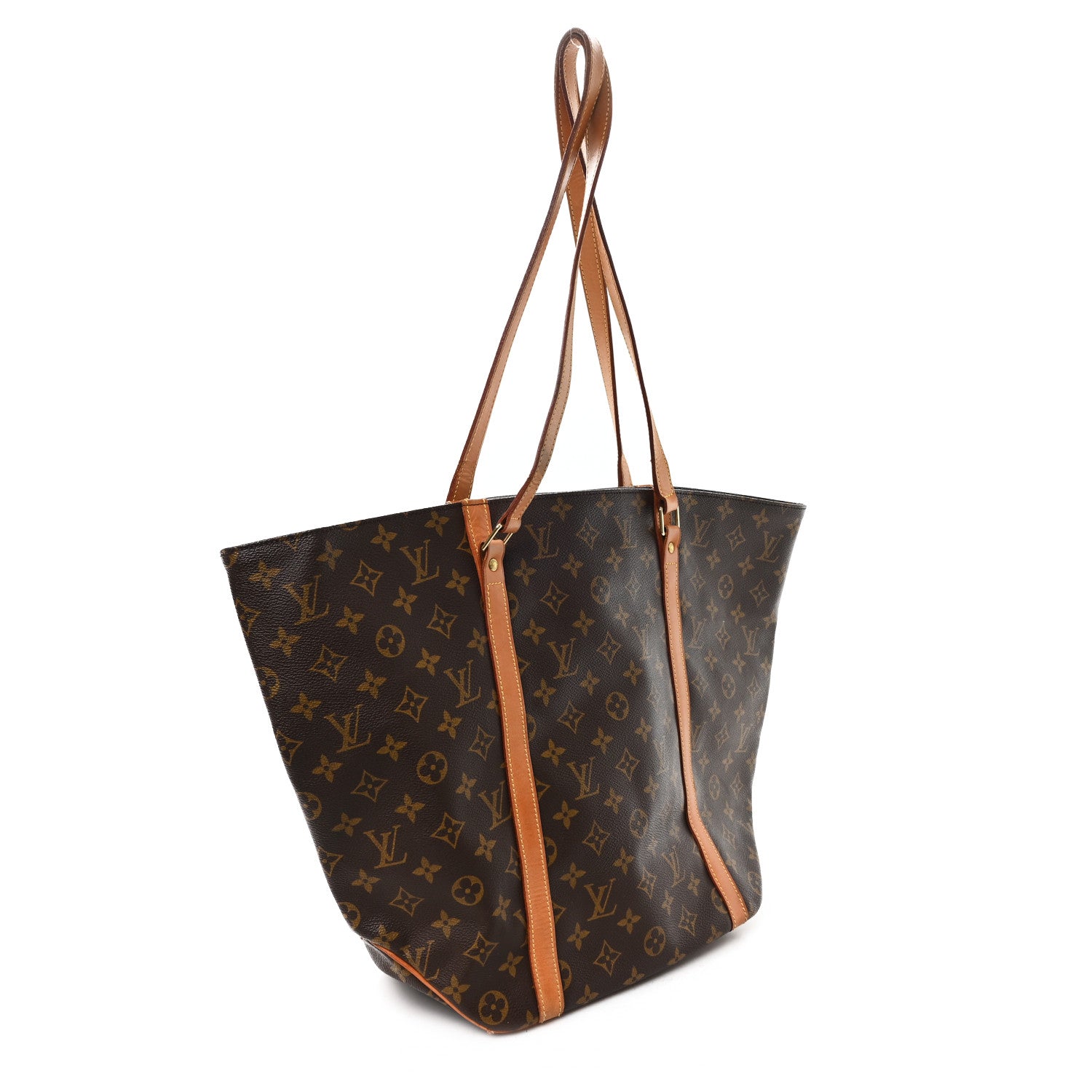Louis Vuitton Monogram Sac Shopping Tote 2 of 13