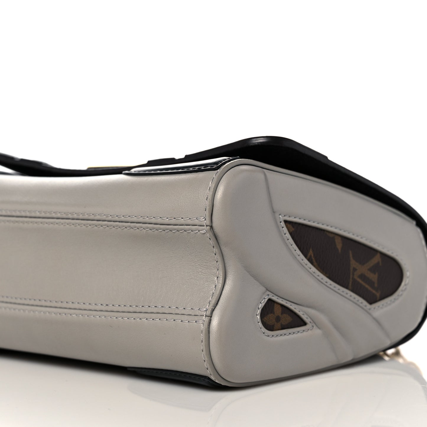 Calfskin Monogram Twist Shoulder Bag MM