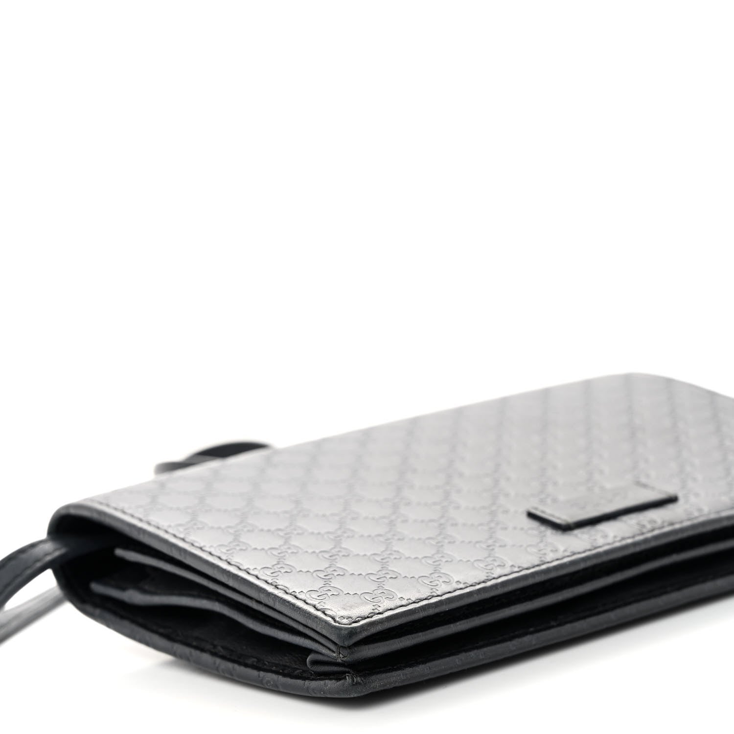 Gucci Microguccissima Crossbody Wallet Black 10 of 11