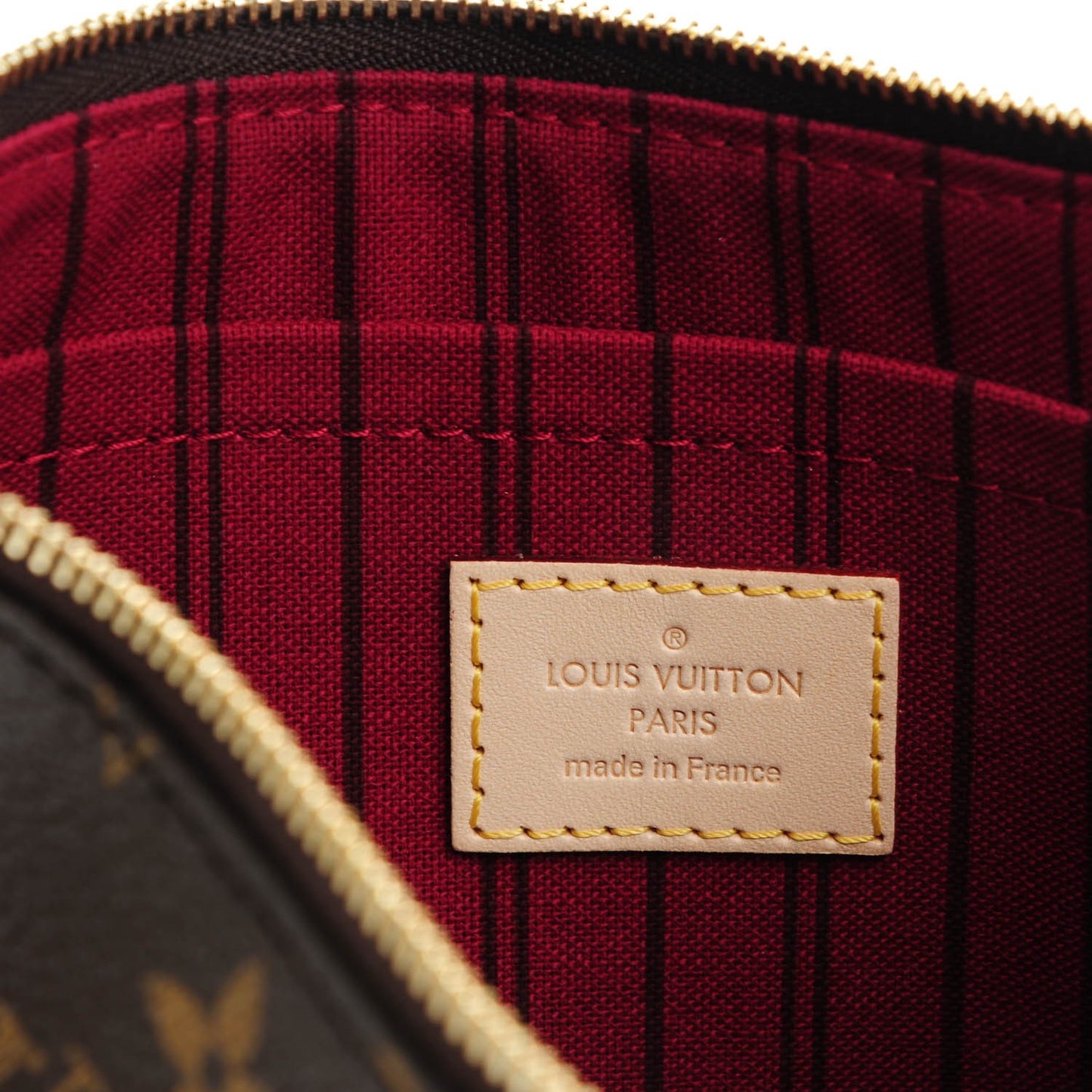 Monogram Neverfull MM GM Pochette Fuchsia