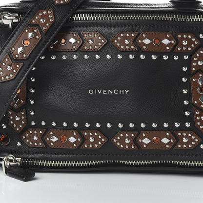 Givenchy Calfskin Small Studded Pandora Black Brown 10 of 10