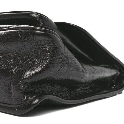 Saint Laurent Crinkled Calfskin Matelasse Monogram Medium Niki Chain Satchel Black 10 of 10
