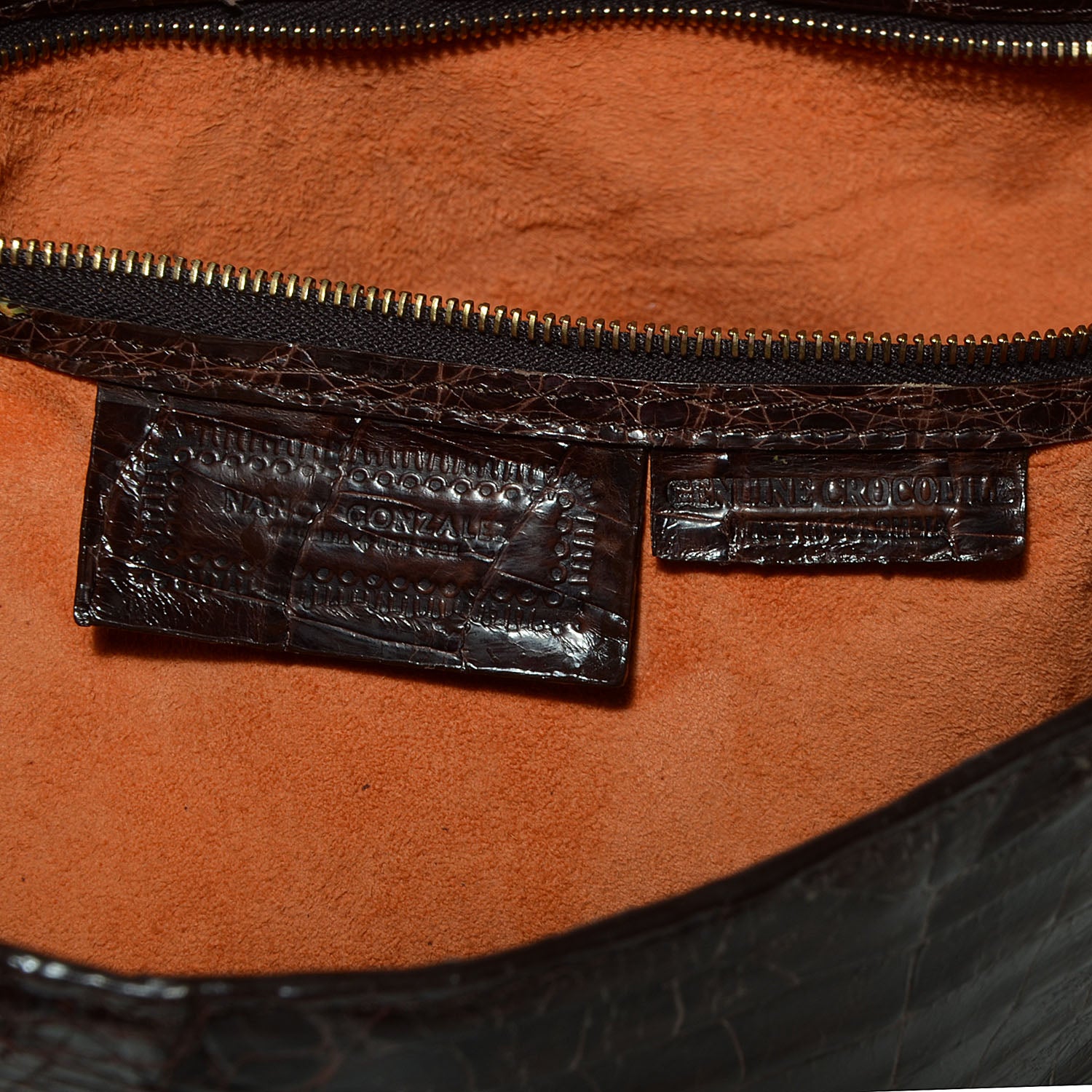 Nancy Gonzalez Crocodile Large Tote Chocolate 7 of 7
