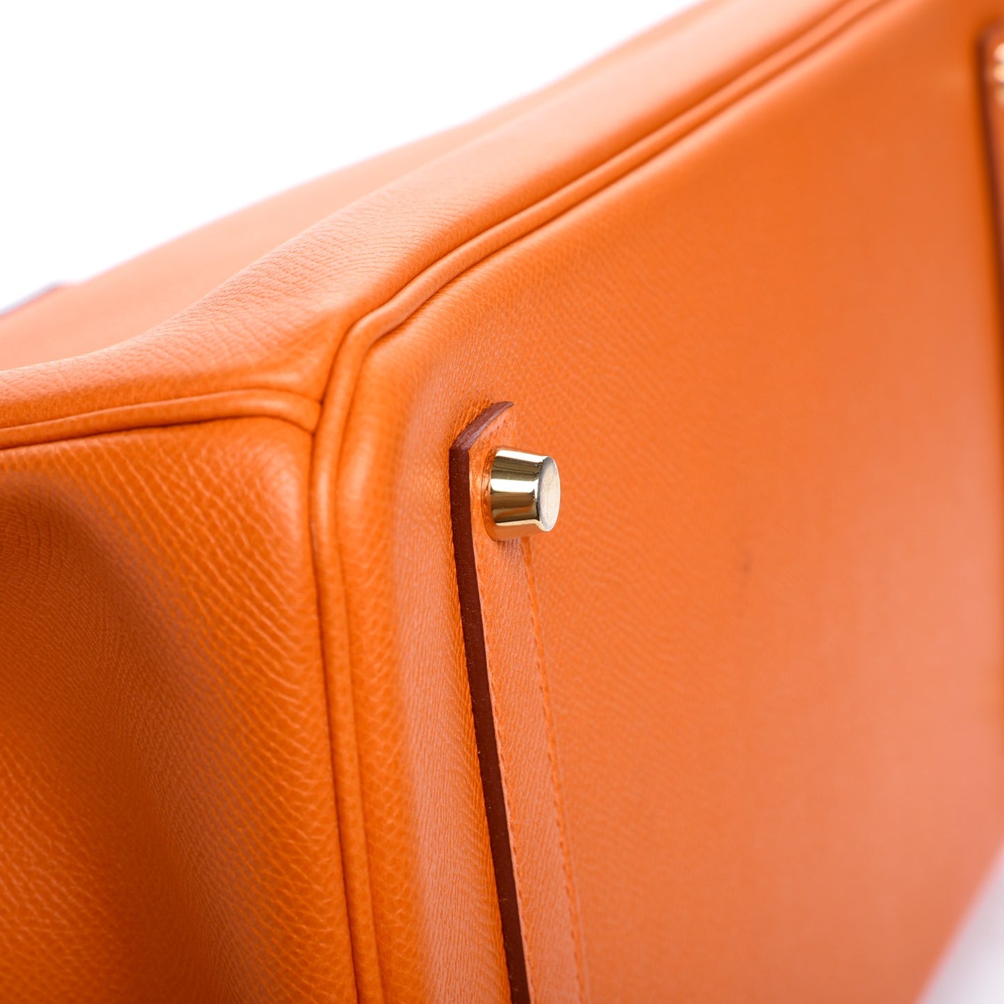 Epsom Birkin 35 Orange