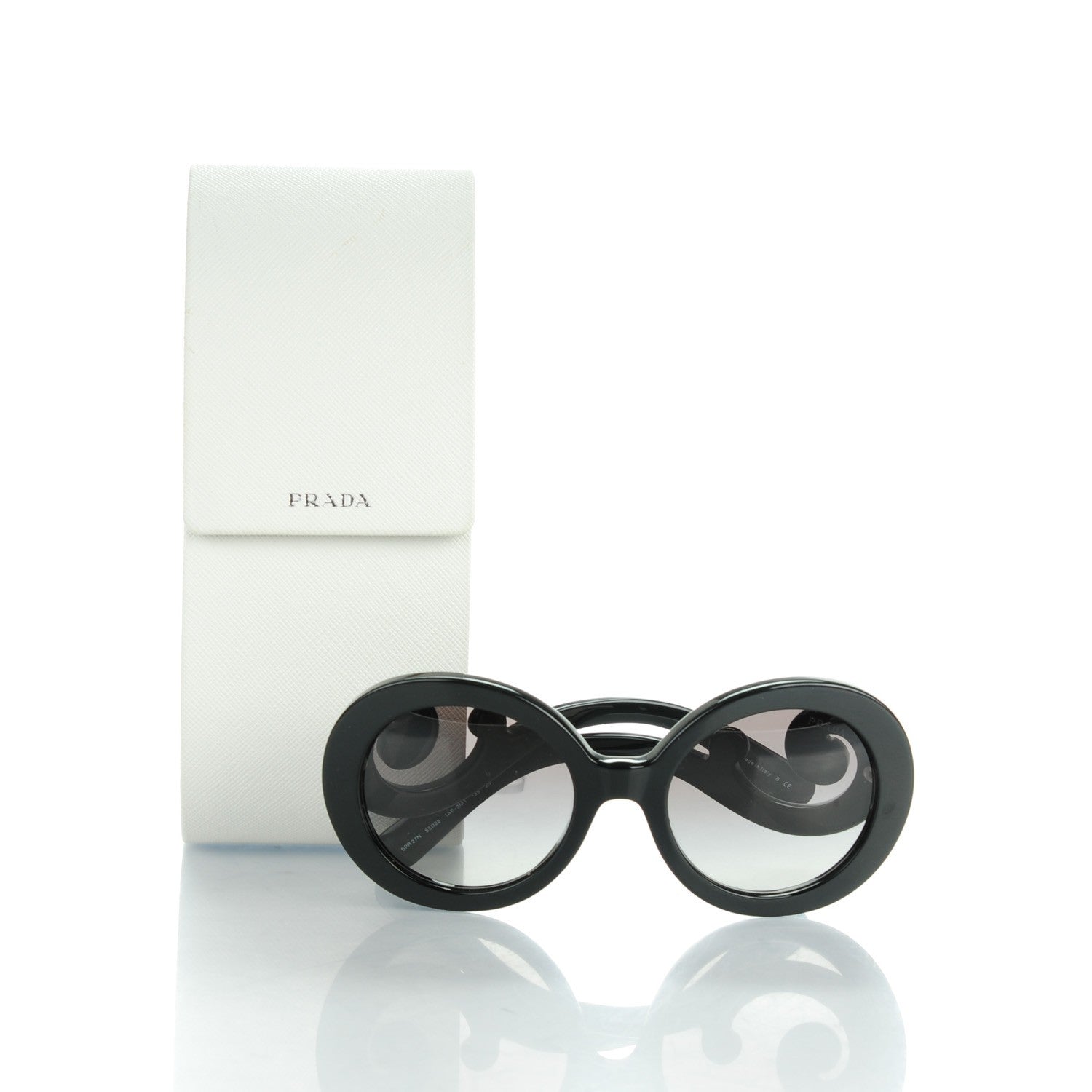 Prada Baroque Sunglasses SPR 27N Black 6 of 6