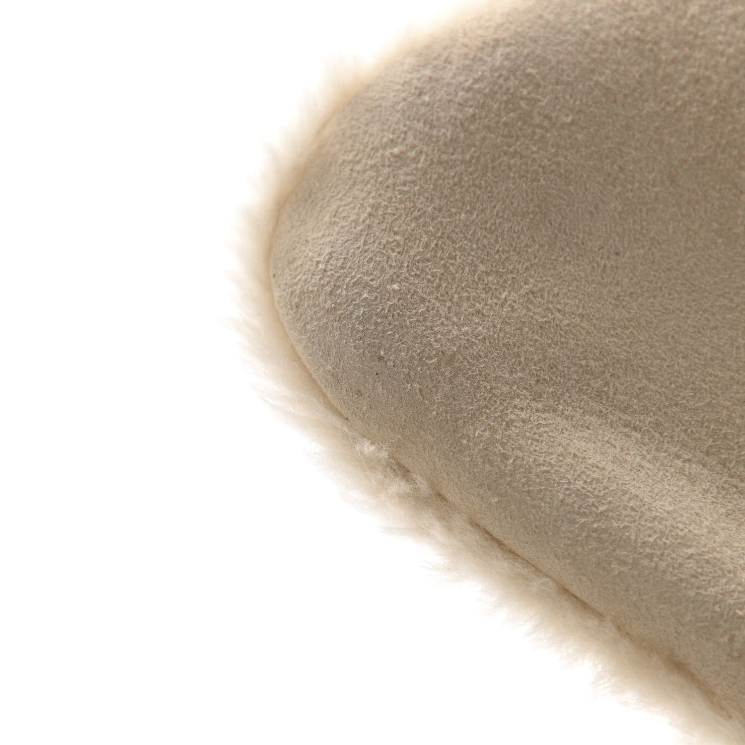 Chanel Shearling Suede Stitched CC Tote Light Beige 15 of 17