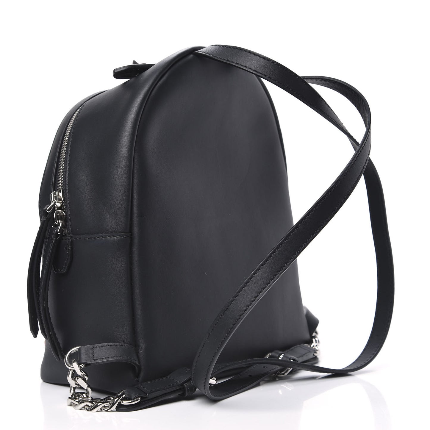 Vitello Century Fun Fair Metal Studded Mini Backpack Black Multicolor