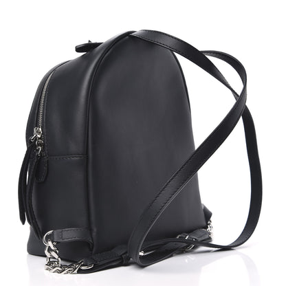 Fendi Vitello Century Fun Fair Metal Studded Mini Backpack Black Multicolor 2 of 9