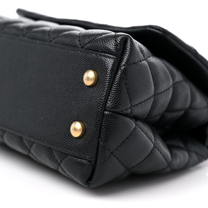 Chanel Caviar Quilted Mini Coco Handle Flap Black 9 of 9