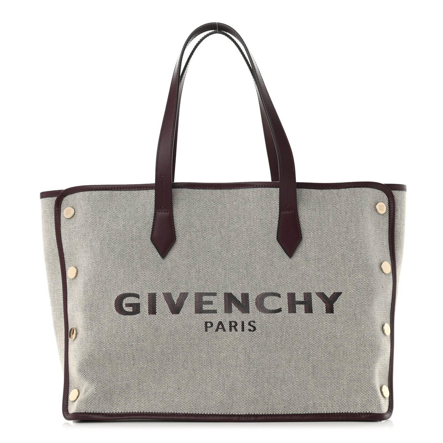 Canvas Medium Bond Shopper Tote Aubergine