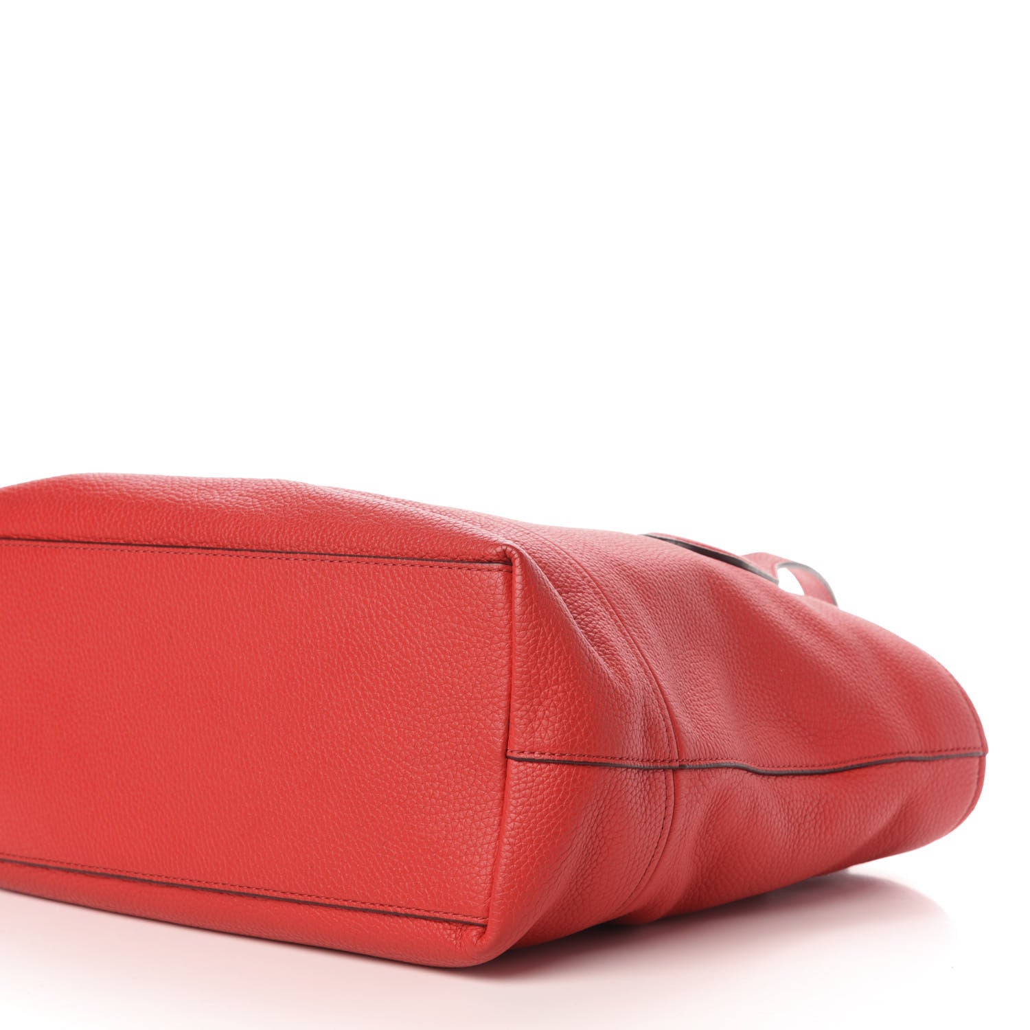 Marc Jacobs Pebbled Calfskin Shopping Tote Red 9 of 10