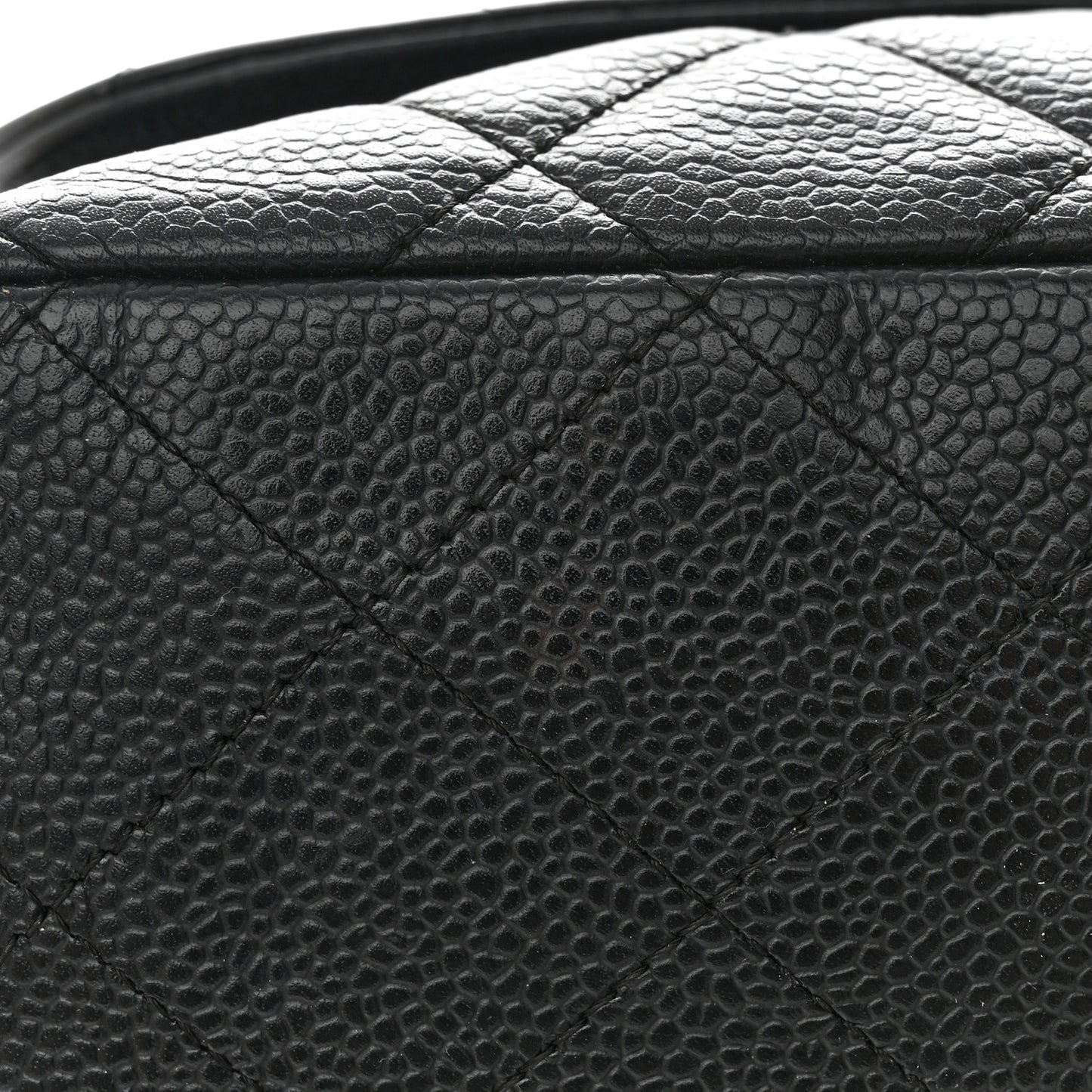 Caviar Quilted Jumbo Single Flap Navy