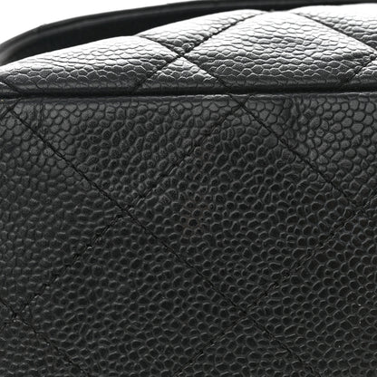 Chanel Caviar Quilted Jumbo Single Flap Navy 17 of 18