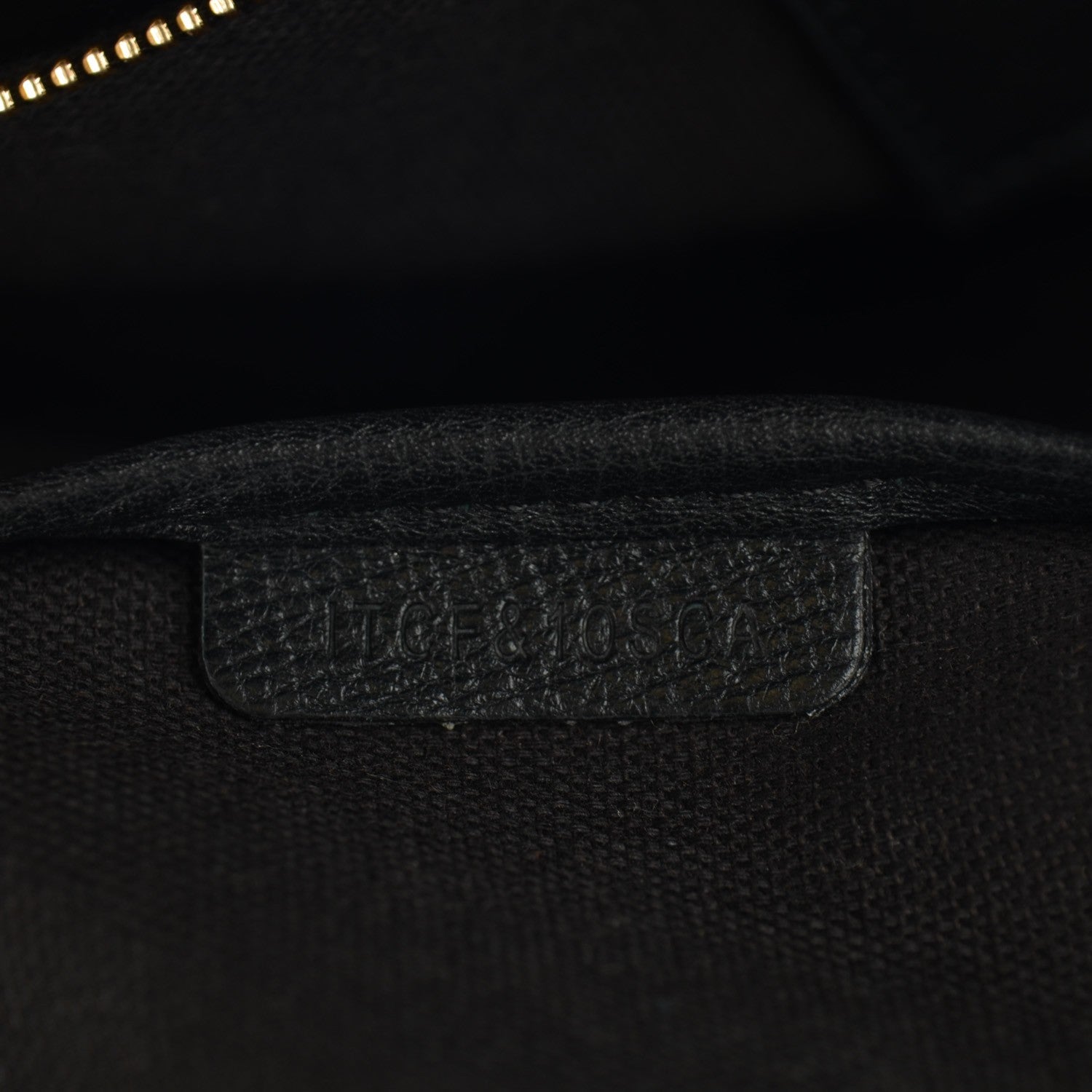 Burberry Derby Calfskin House Check Medium Welburn Tote Black 6 of 7