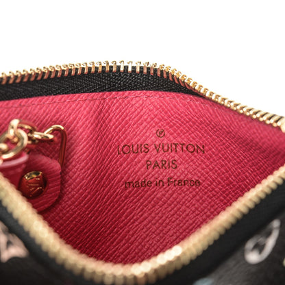 Louis Vuitton Monogram Multicolor Key Pouch Black Grenade 6 of 6