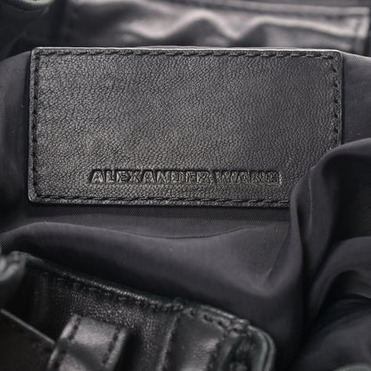 Alexander Wang Lambskin Mini Marti Backpack Washed Black Rose Gold Hardware 8 of 11