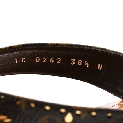 Louis Vuitton Monogram Sunny Flat Thong Sandals 38.5 Brown 8 of 10