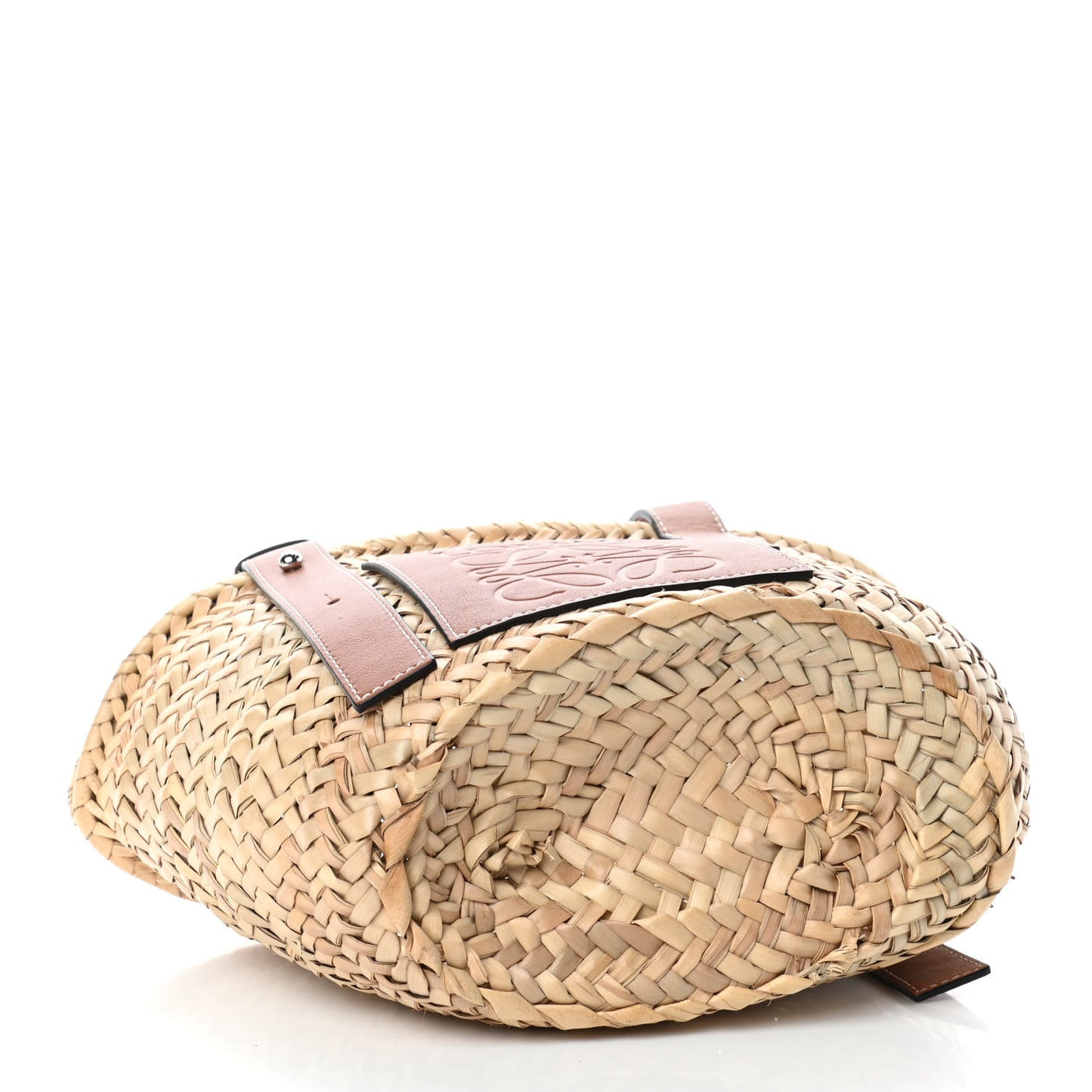Raffia Small Basket Tote Bag Natural Tan