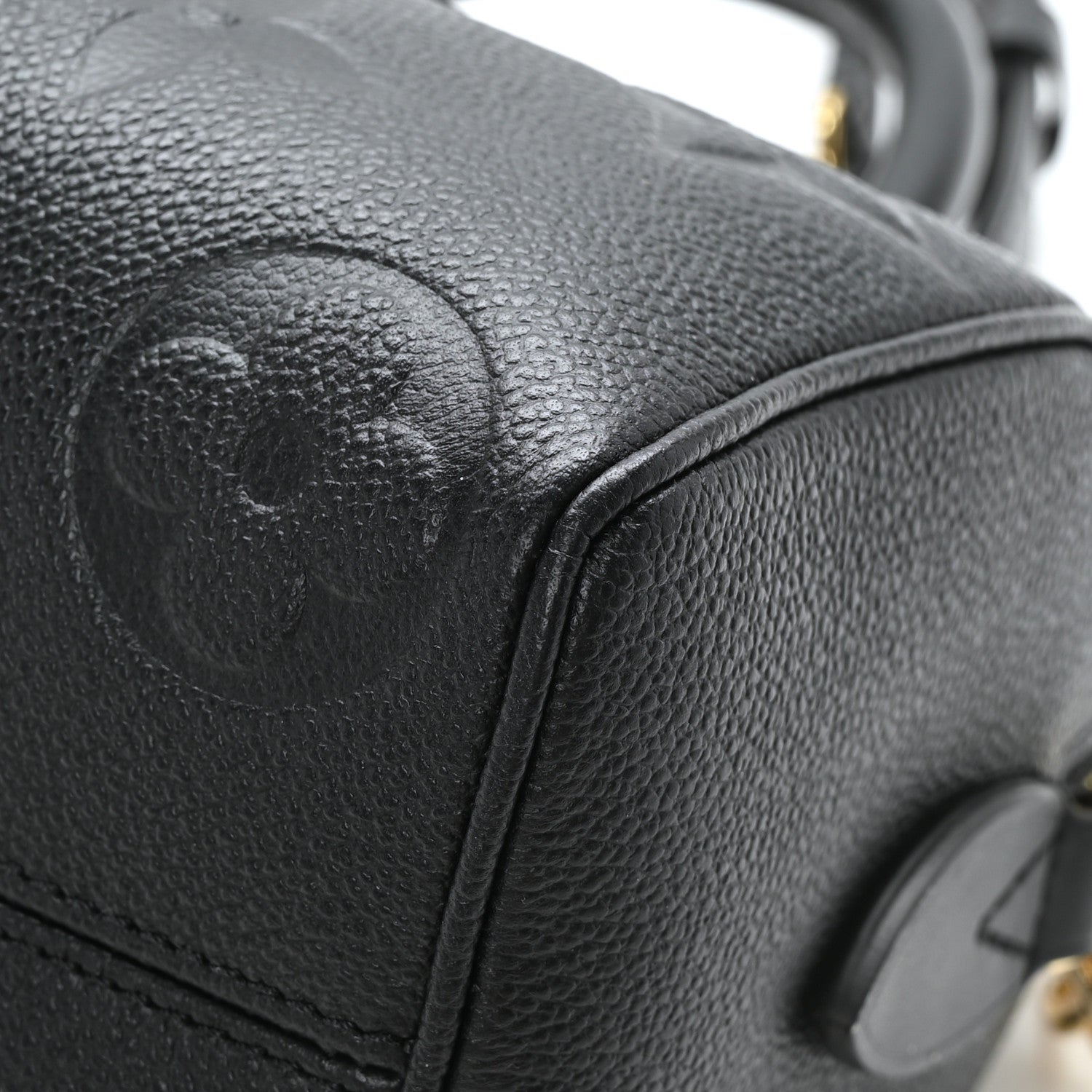 Louis Vuitton Empreinte Monogram Giant Speedy Bandouliere 20 Black 10 of 10