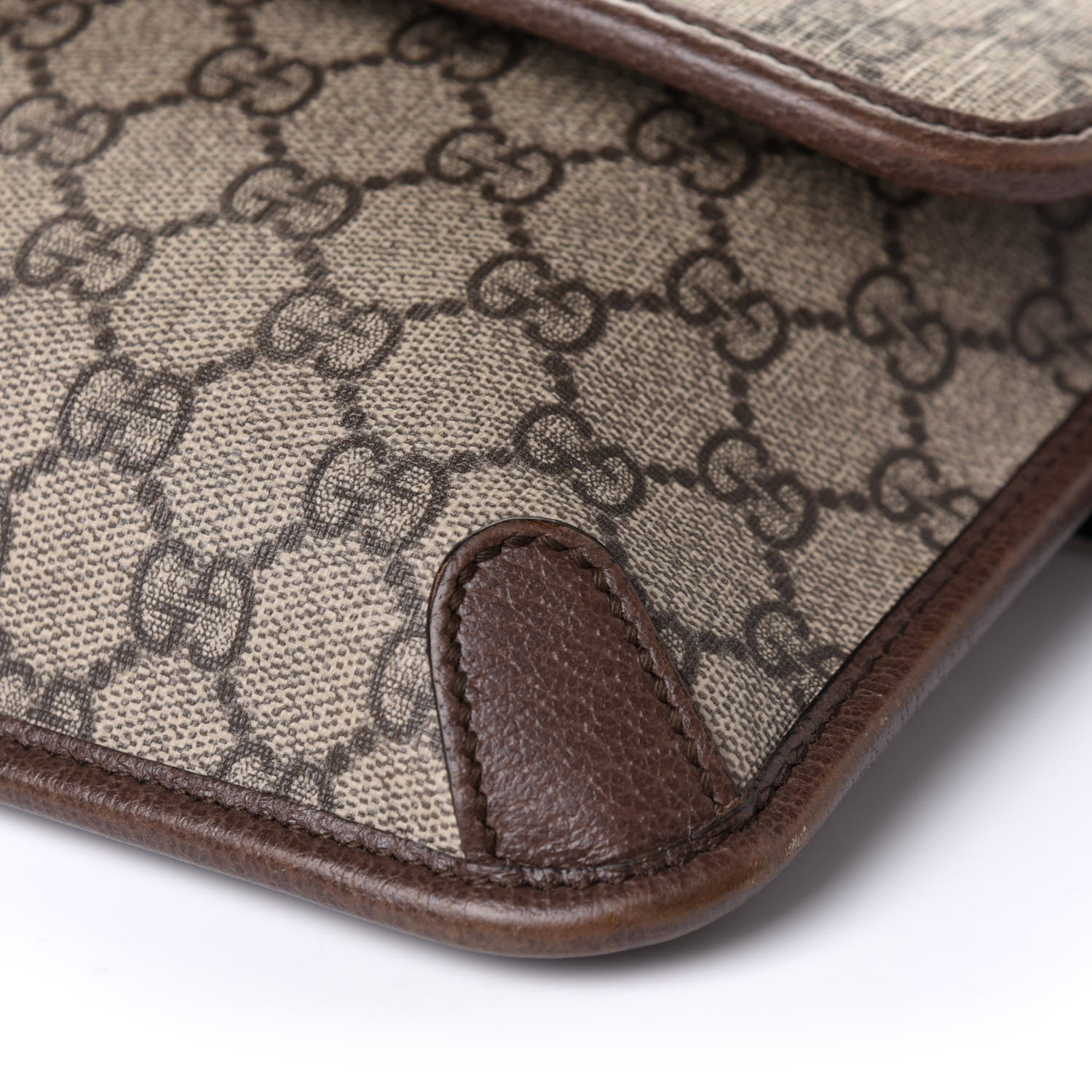 Gucci GG Supreme Monogram Neo Vintage Web Belt Bag Brown 10 of 11