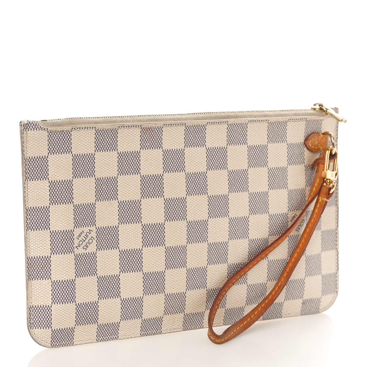 Louis Vuitton Damier Azur Neverfull MM GM Pochette Rose Ballerine 3 of 11