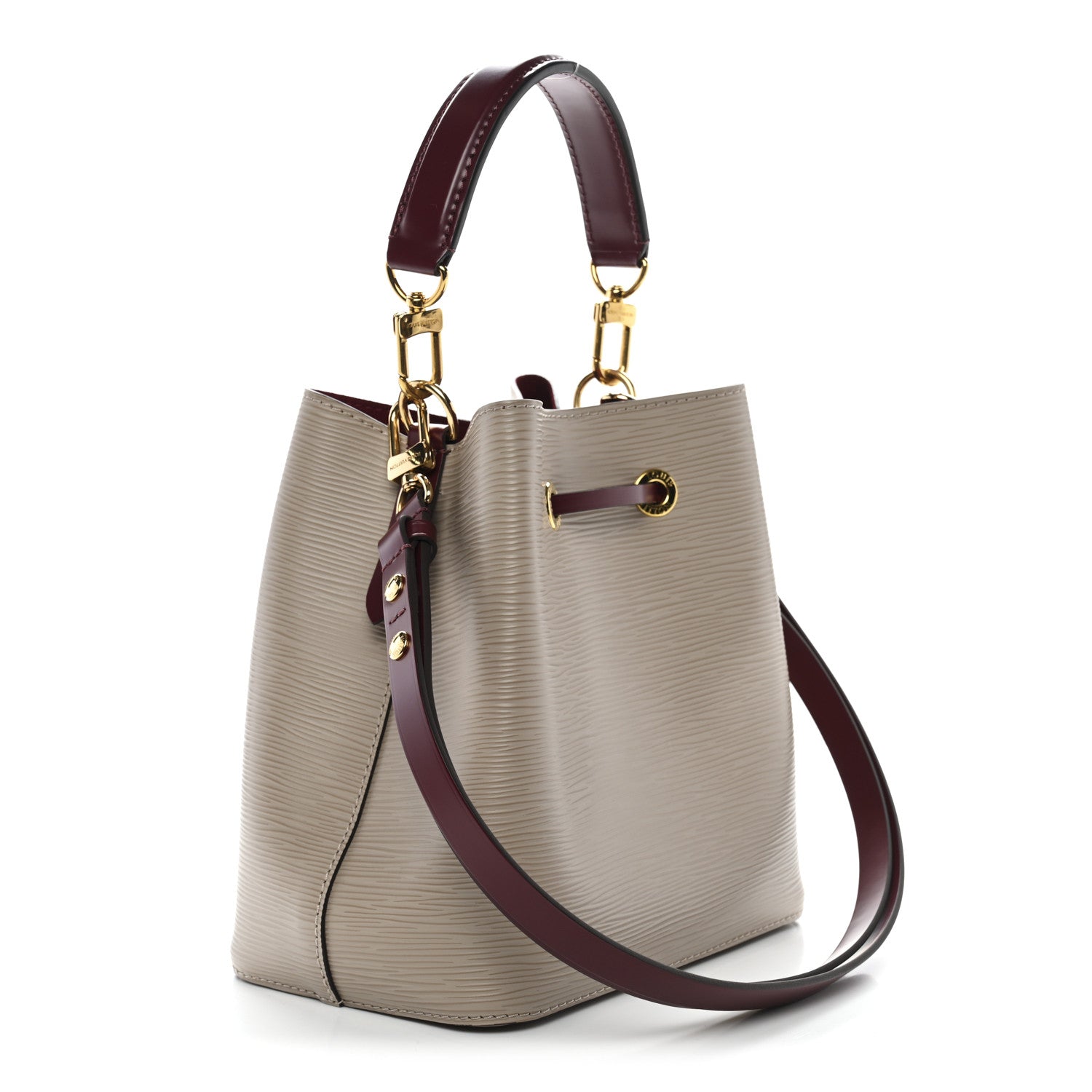 Louis Vuitton Epi Neonoe BB Galet Grenat 3 of 10