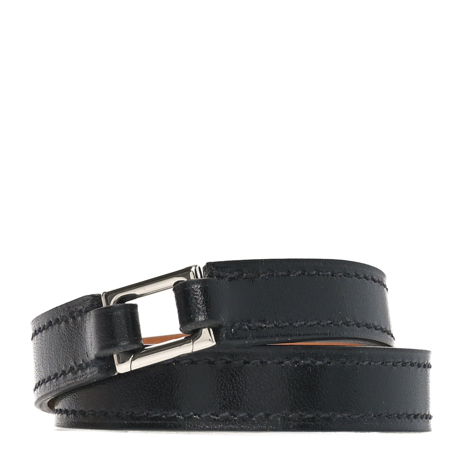 Hermes Box Rivale Double Tour Bracelet T2 Black 3 of 6
