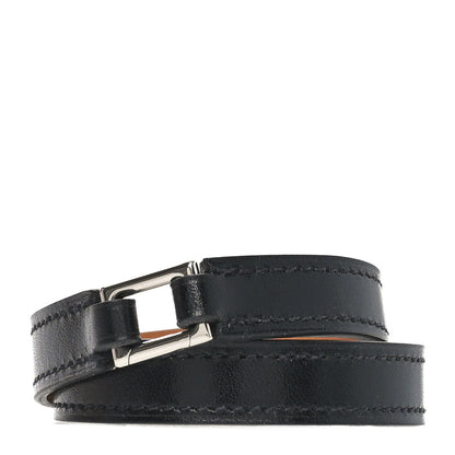 Hermes Box Rivale Double Tour Bracelet T2 Black 3 of 6