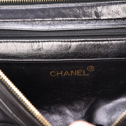 Chanel Lambskin Quilted Backpack Black 6 of 9