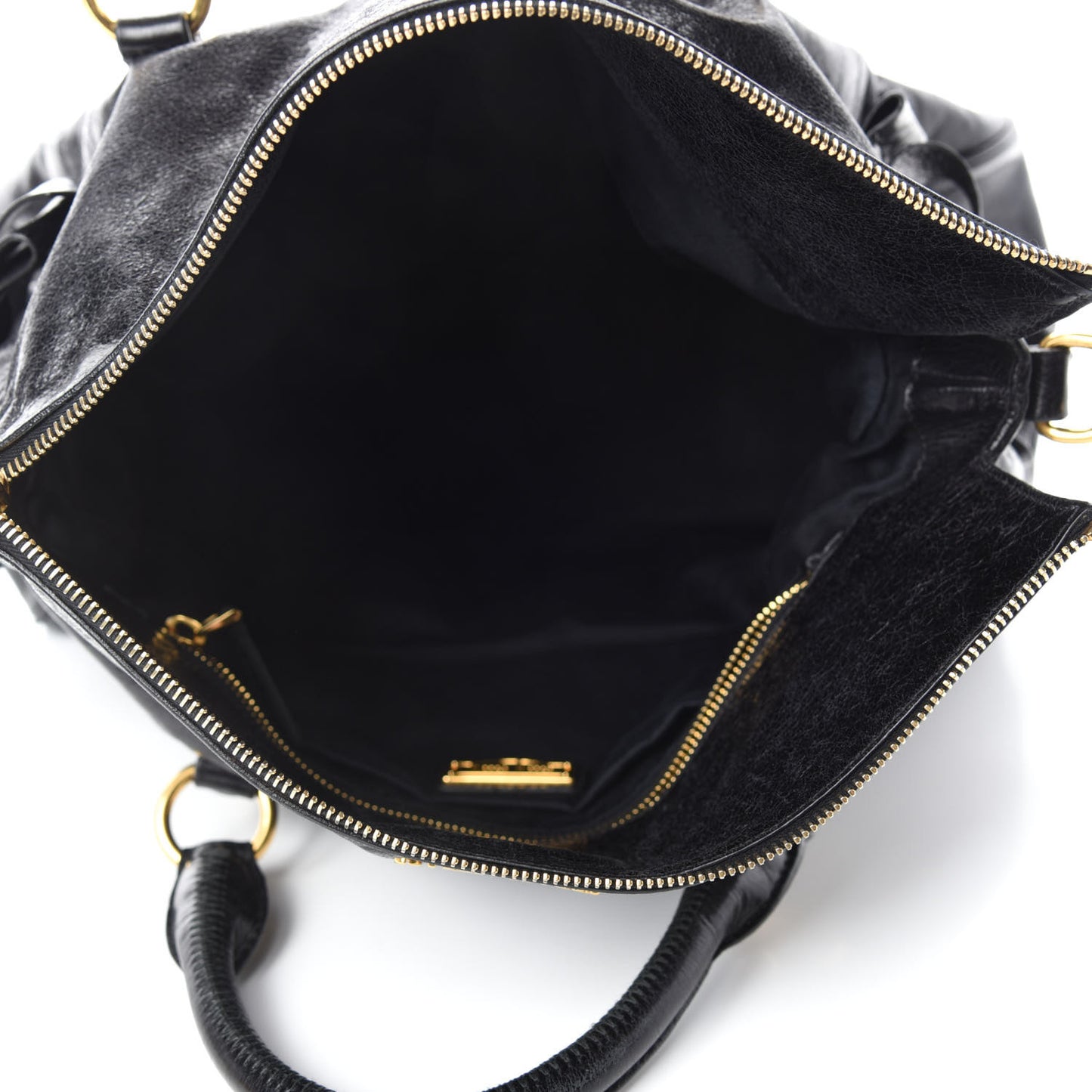 Vitello Lux Medium Bow Bag Black