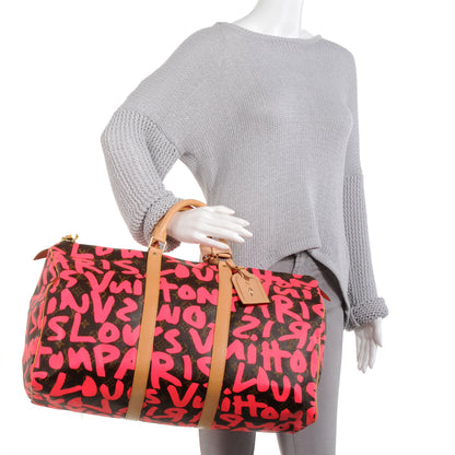 Louis Vuitton Graffiti Keepall 45 Fuchsia 2 of 8