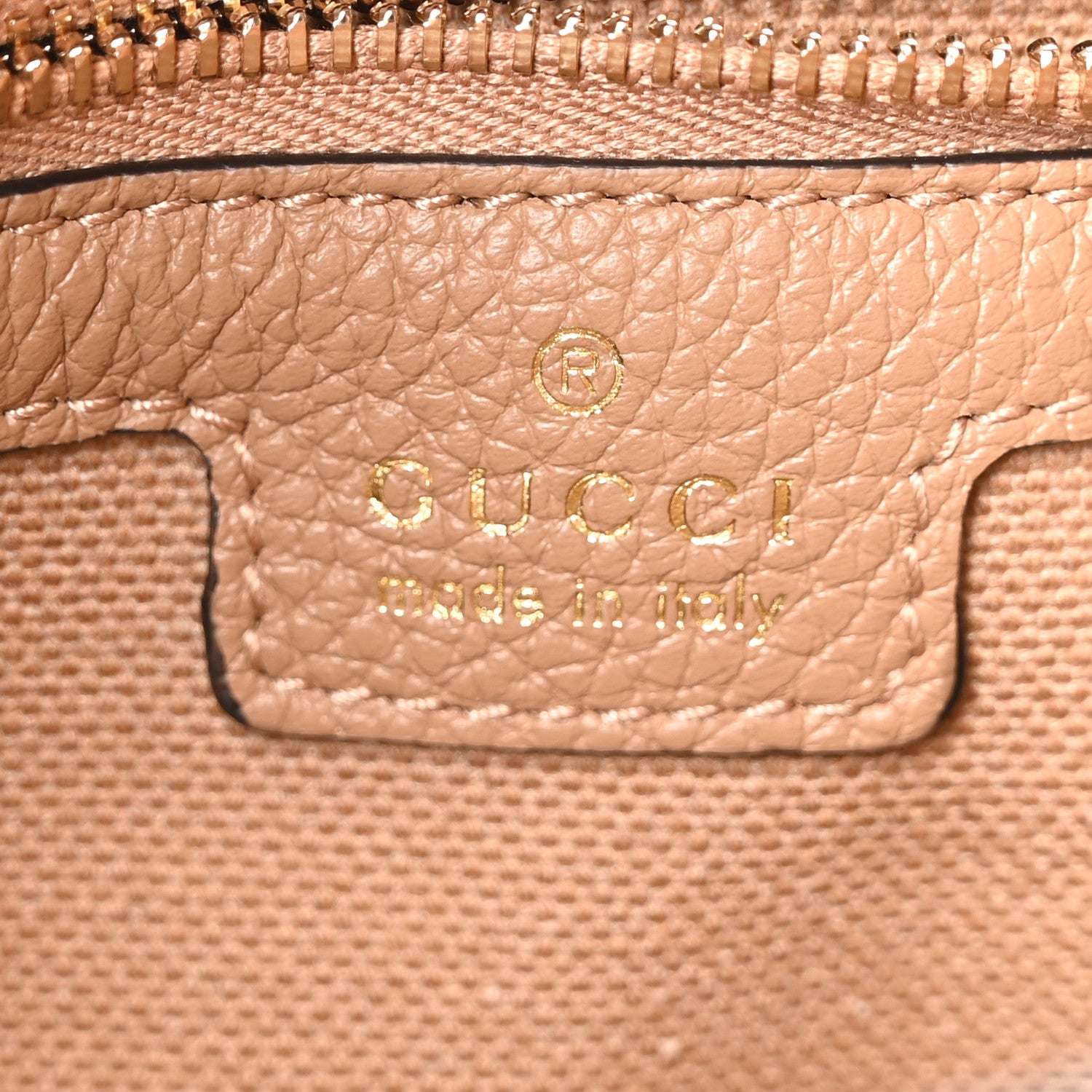 Gucci Grained Calfskin Web Medium Jackie 1961 Hobo Taupe 6 of 10