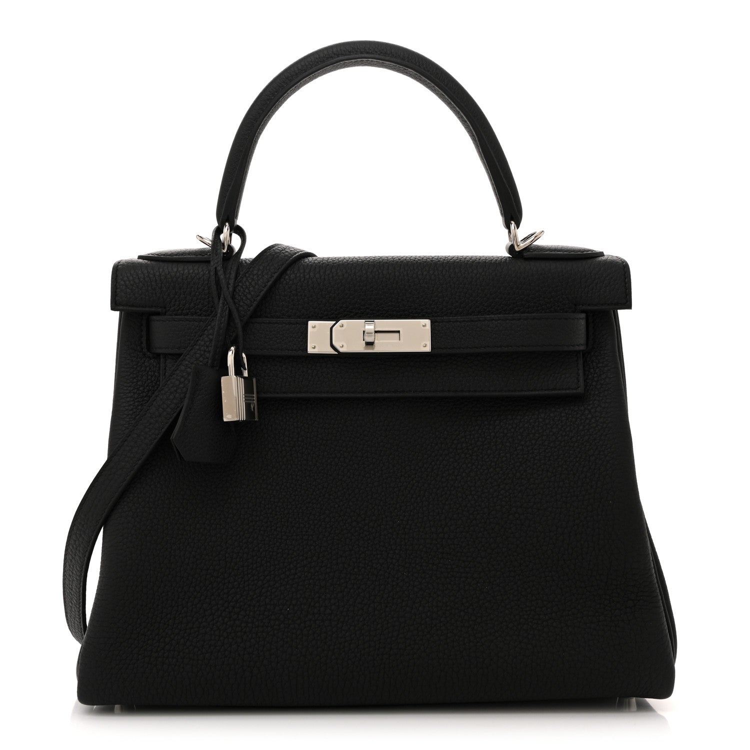 Hermes Togo Kelly Retourne 28 Black 1 of 11