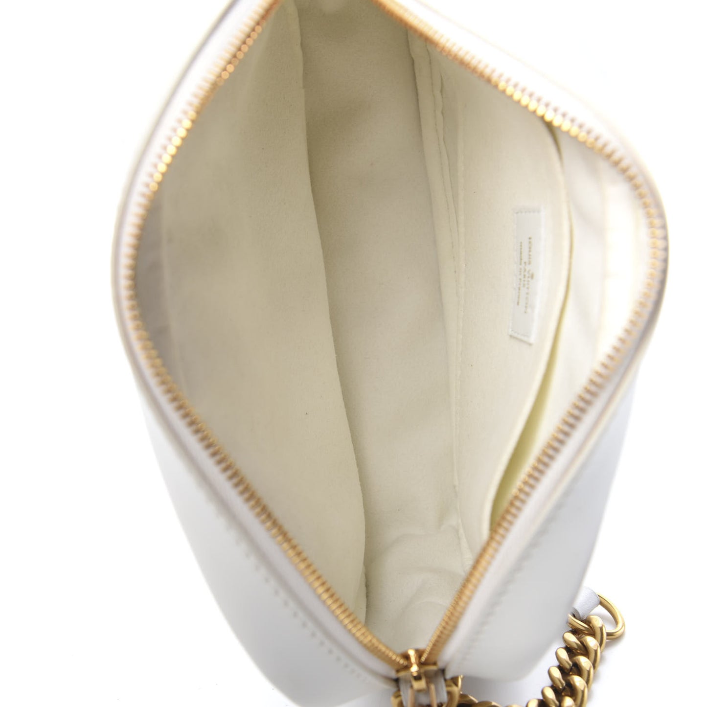Calfskin New Wave Camera Bag White