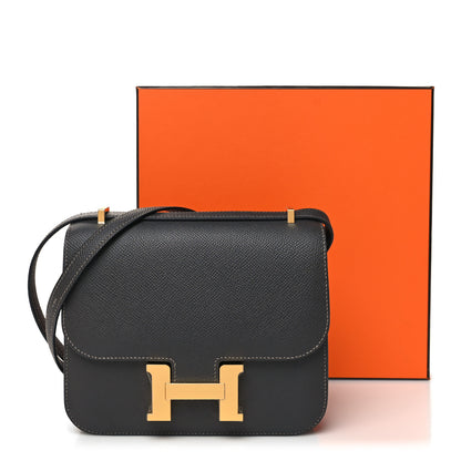 Hermes Epsom Constance 18 Graphite 13 of 13