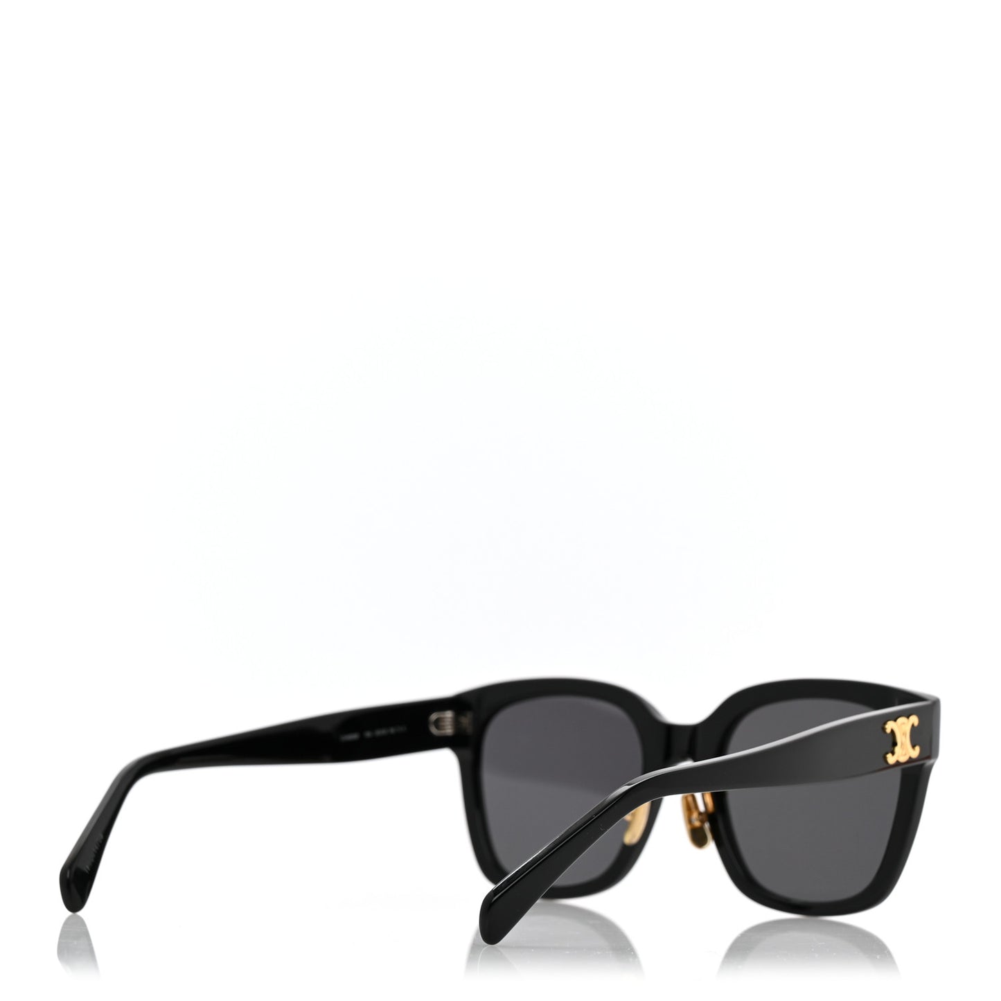 Acetate Triomphe Sunglasses CL40222F Black