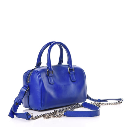 Saint Laurent Calfskin Toy Classic Duffle Blue 3 of 18
